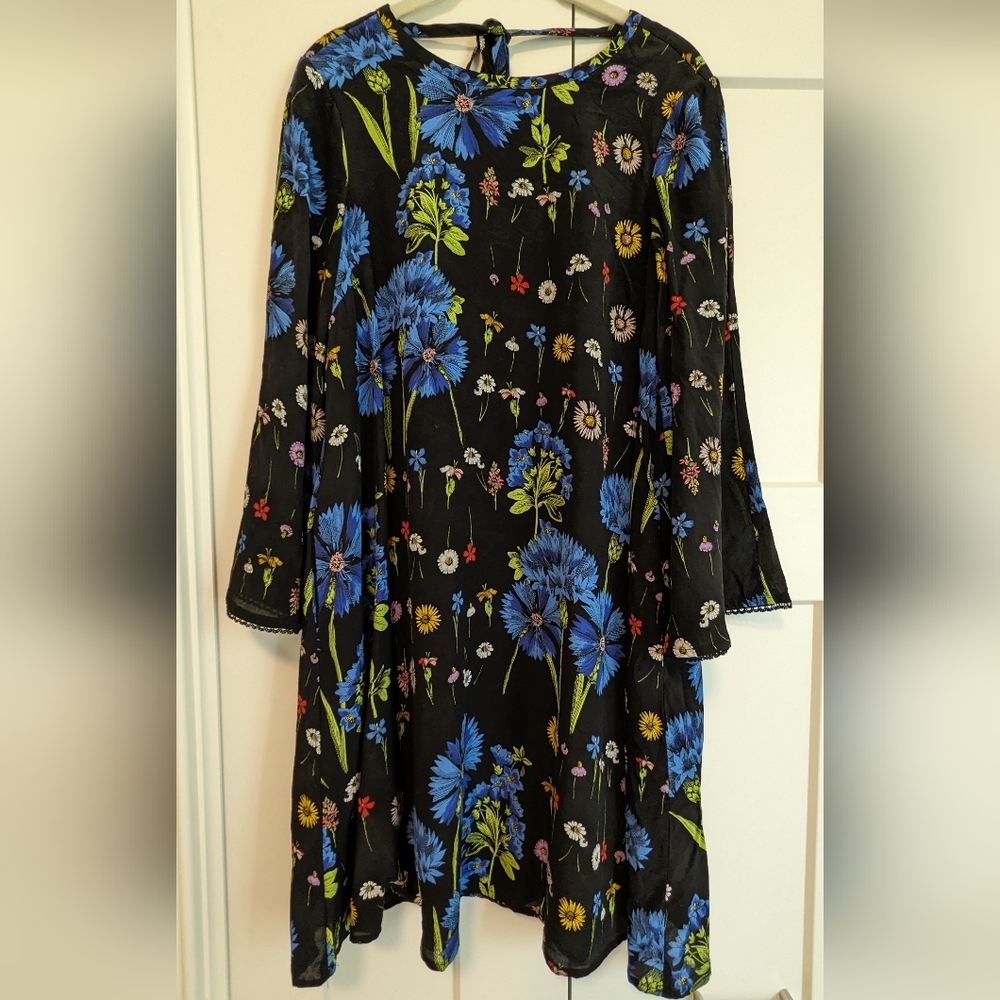 Maeve by Anthropologie Lucinda 100% Silk Tunic Dress